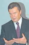 Премьер-министр Украиын Виктор Янукович